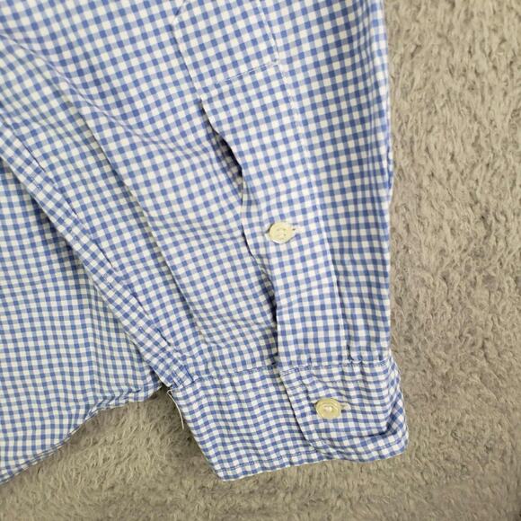 Polo Ralph Lauren Shirt Men's Size XLT Blue Gingham Pink Pony Button Down LS - Picture 10 of 14